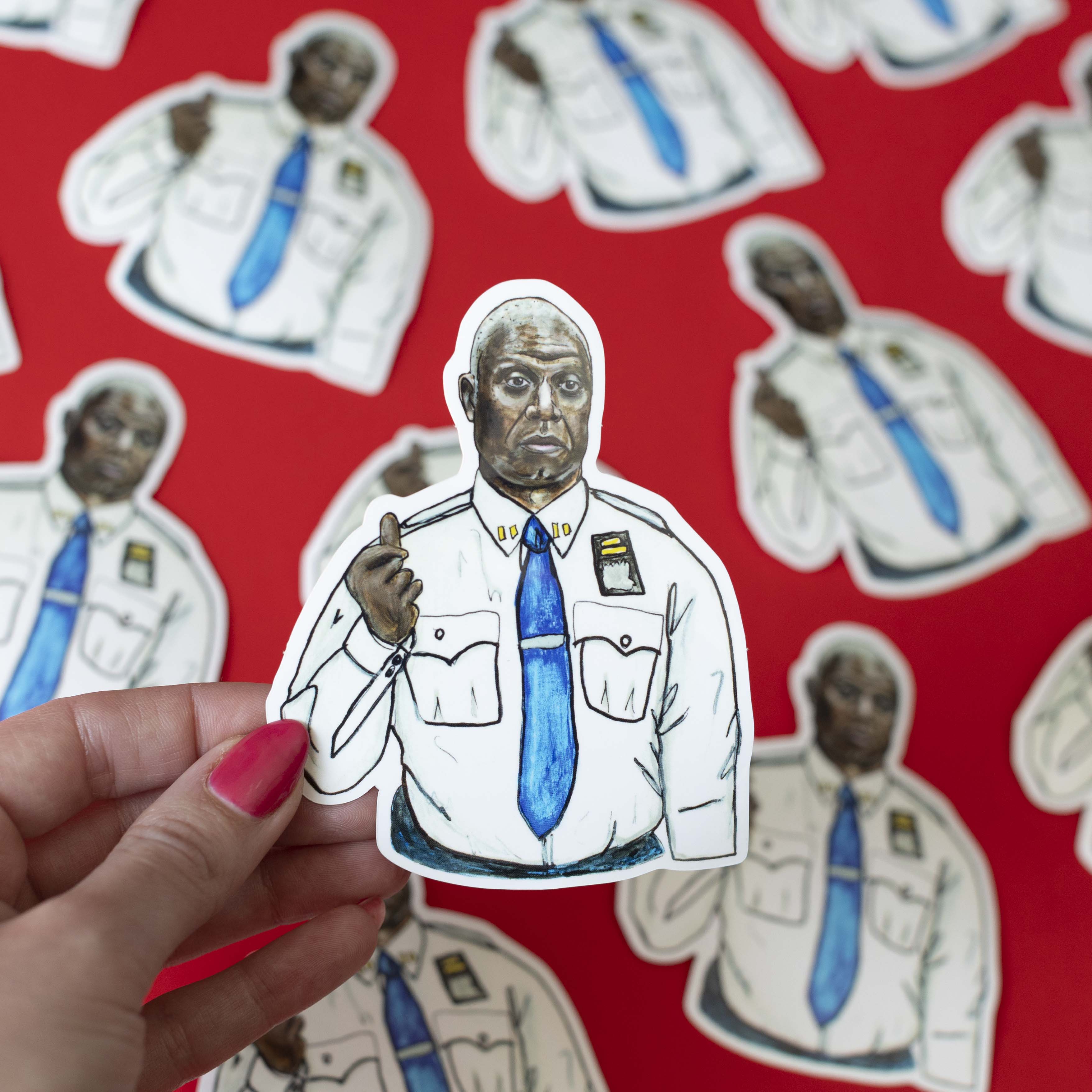 Holt Brooklyn Nine-Nine Waterproof Sticker