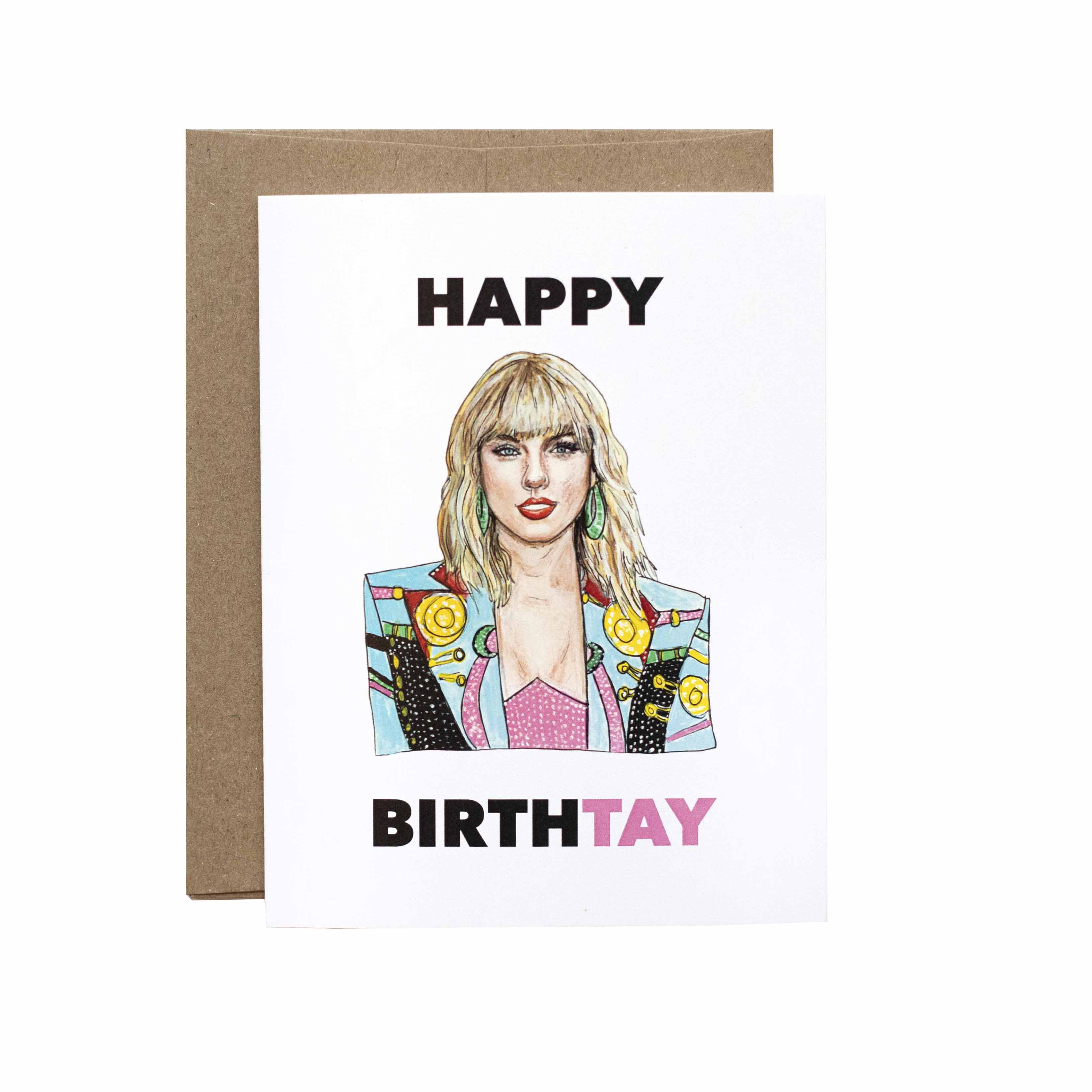 Taylor Swift Birthday Card