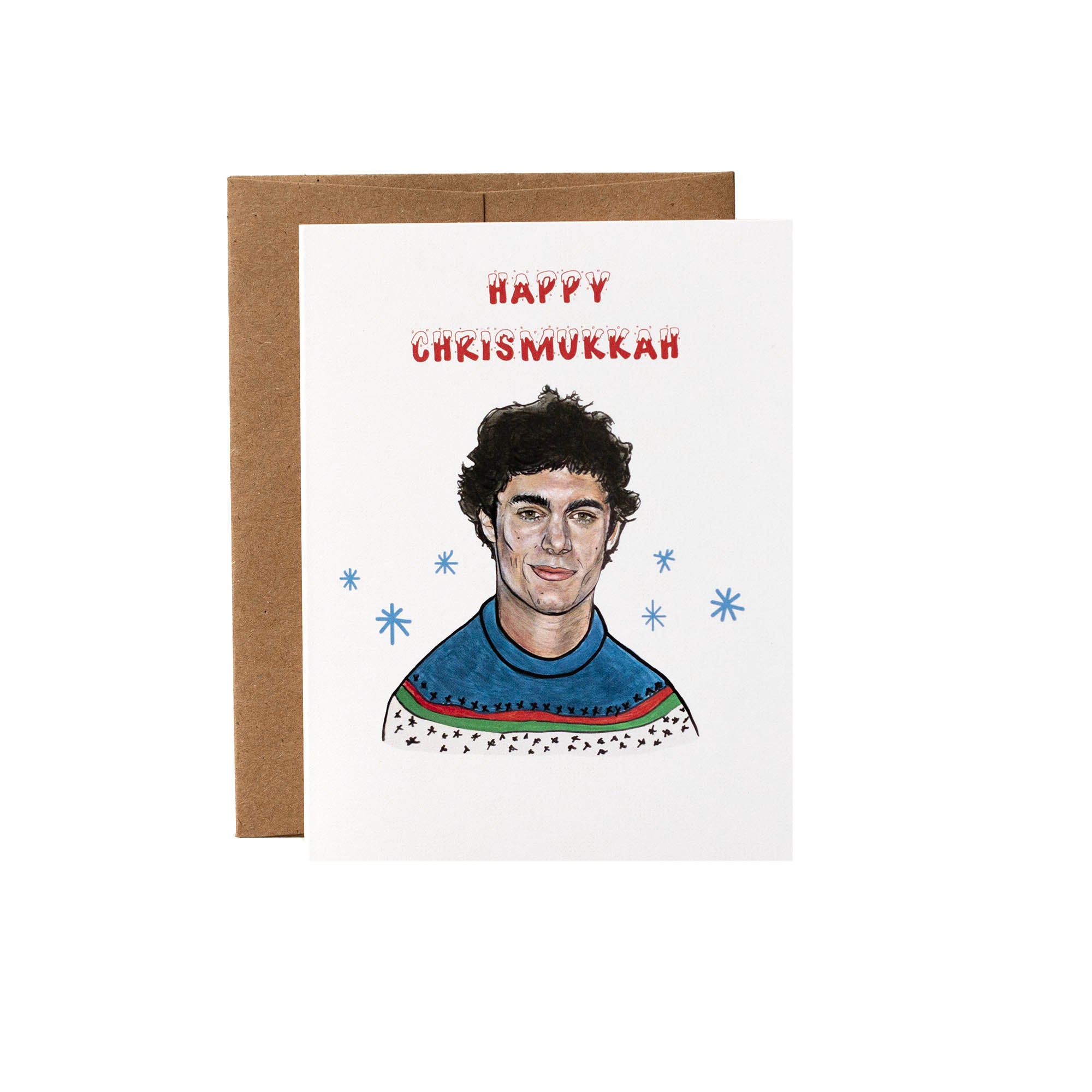 The OC Seth Cohen Happy Chrismukkah Card