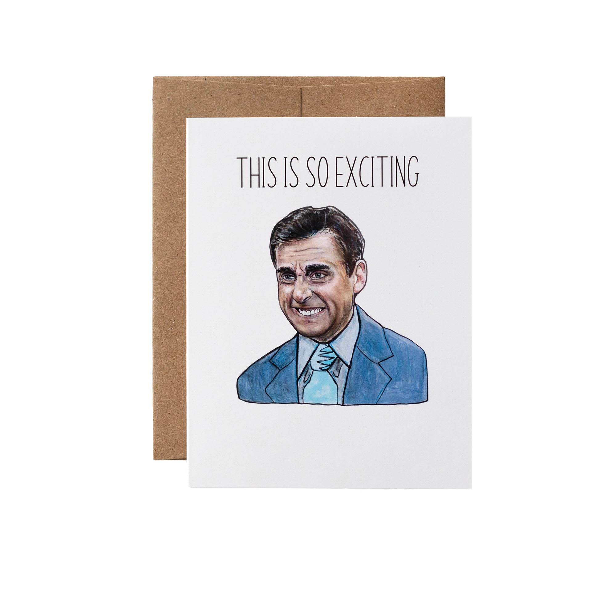 "This Is So Exciting" The Office greeting card