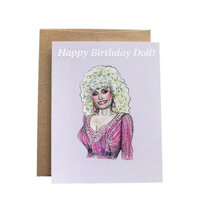 Happy Birthday Doll Card