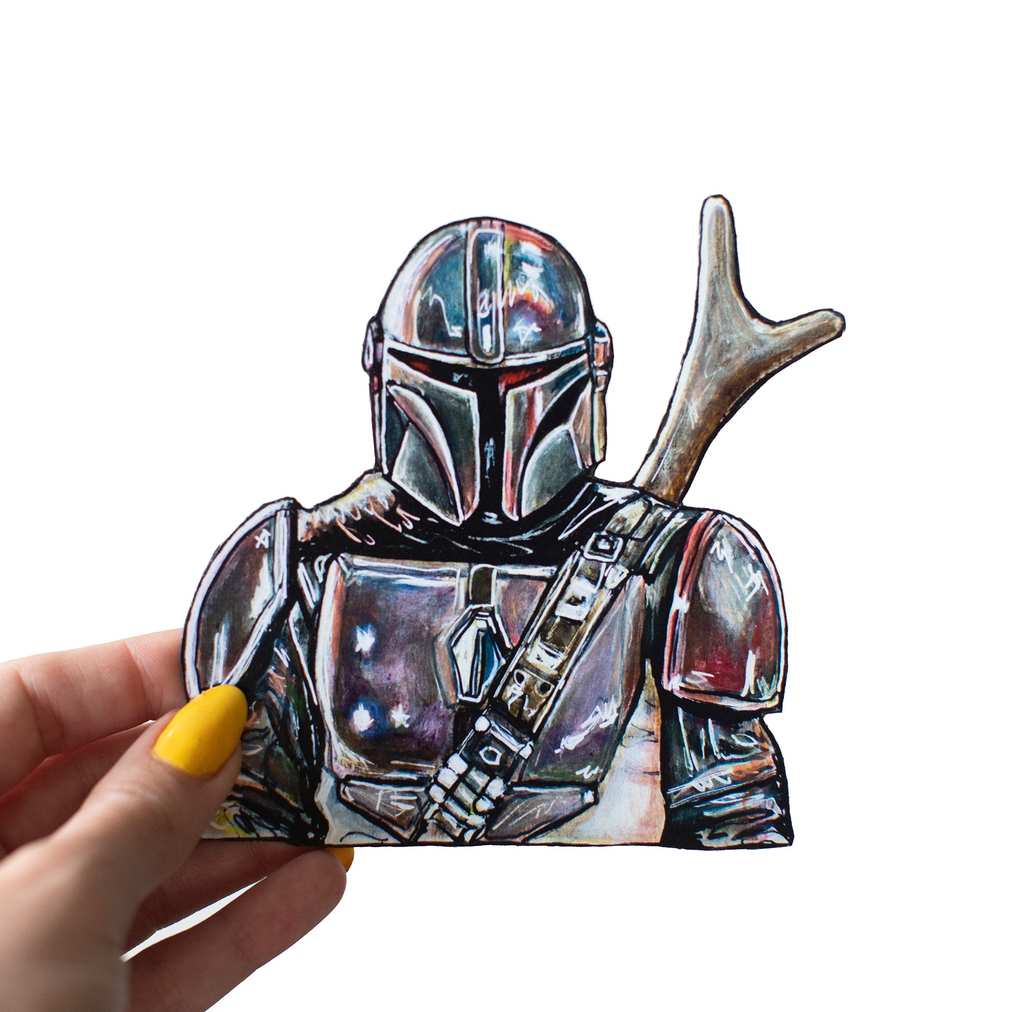 Mando Fridge Magnet