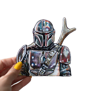 Mando Fridge Magnet