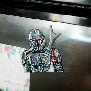 Mando Fridge Magnet