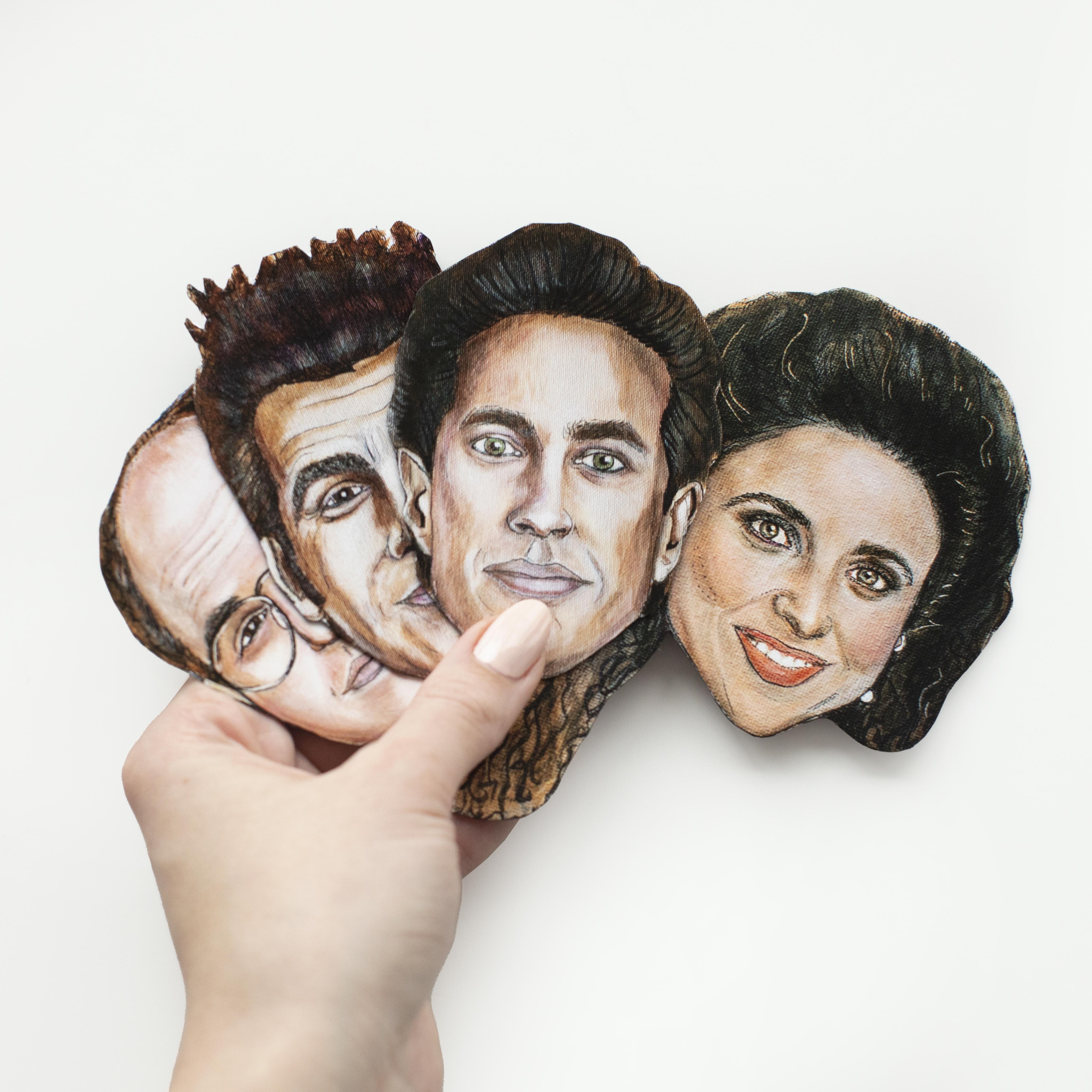 Seinfeld 4 Piece Character Magnet Set