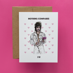 Prince Nothing Compares 2 u card