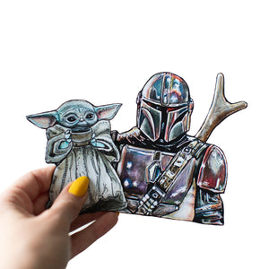 Mando Fridge Magnet